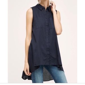 HD In Paris Anthropologie Womens Sleeveless Poplin